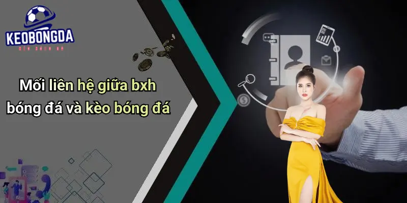 Mối liên hệ giữa bxh bóng đá và kèo bóng đá
