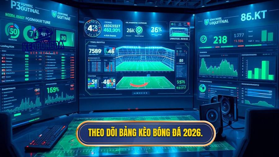 Theo dõi bảng kèo bóng đá 2026