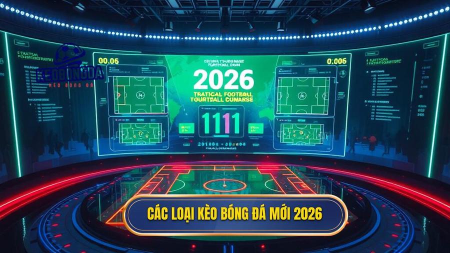 Các loại kèo bóng đá mới 2026
