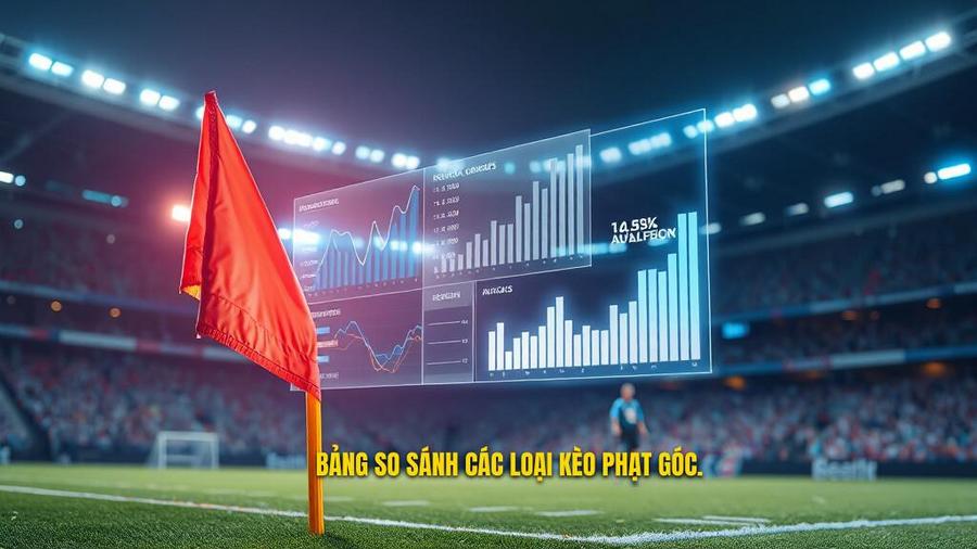 3. Bảng so sánh các loại kèo phạt góc.